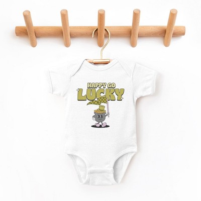 The Juniper Shop Happy Go Lucky Pot Of Gold Baby Bodysuit