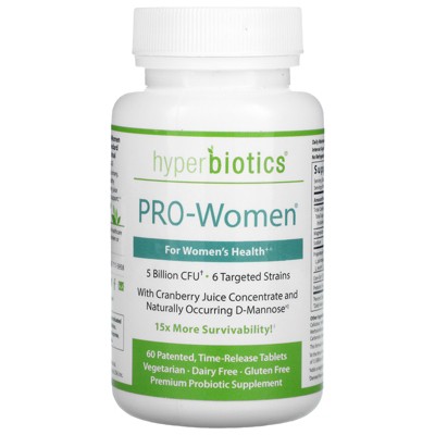 Hyperbiotics PRO-Women, 5 Billion CFU, 60 Time-Release Tablets
