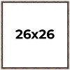 PosterPalooza | 26x26 Bamboo Picture Frame, UV Acrylic, 4 Finishes - Brown, Black, Gold, and Natural - 2 of 4