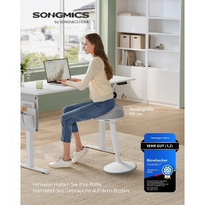Height Adjustable Wobble Stool with 10° Tilt, 23.3-33.1 Inch Swivel Balance Chair for Standing Desk - 1 of 4