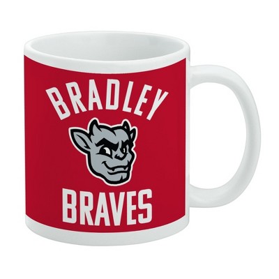 Bradley University Braves Ceramic Coffee Mug Novelty Gift Mugs for Coffee Tea and Hot Drinks 11oz White