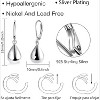 Hypoallergenic Teardrop Earrings in 925 Sterling Silver | Waterdrop Dangle Earrings for Women & Girls - 4 of 4
