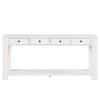 NicBex 63" Pine Wood Console Table Entryway Table with 4 Drawers and 1 Bottom Shelf Side Table for Living Room, Entryway, Foyer - image 3 of 4