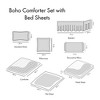 JUJABU Boho Comforter Set with Bed Sheets - 4 of 4
