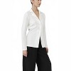 Women's Rib Knit Collared Cardigan - DƒÅl the Label - 3 of 3