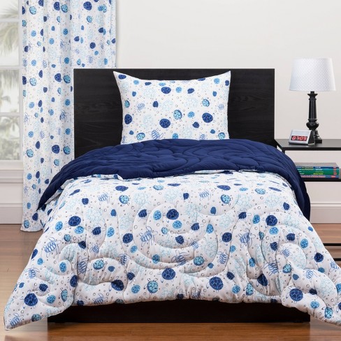 9pc Queen Stella Comforter Set - Blue : Target