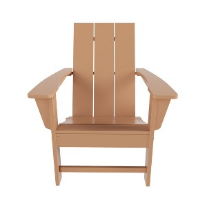 WestinTrends Ashore Modern Outdoor Patio Folding Adirondack Chair - 1 of 4