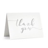 Sustainable Greetings 120 Pack Thank You Cards Bulk with Envelopes, Silver for Wedding, Bridal, Baby Shower, Graduation, Business - 4 of 4