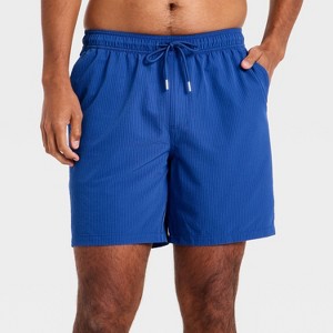 Men's 7'' Swim Trunks with Boxer Brief Liner - Goodfellow & Co™ - 1 of 3