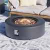 UPHA 11 lb Round Reflective Fire Pit Glass - 3 of 4