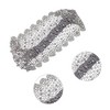 Unique Bargains Women's Elegant Bead Hollow Wide Headwrap 1 Pc - 3 of 4