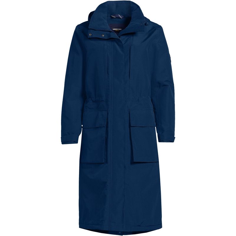 Lands' End Women's Squall Waterproof Insulated Winter Stadium Coat, 3 of 7