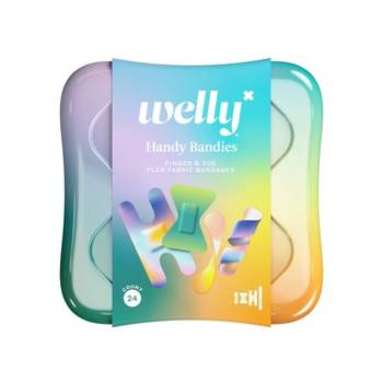 Welly Handy Finger & Toe Bandages - Northern Lights - 24ct