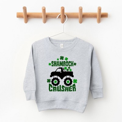 The Juniper Shop Shamrock Crusher Toddler Graphic Sweatshirt
