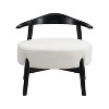 MAYYEERTY Upholstered Accent Chair Modern Chairs for Living Room Sunroom Bedroom Beige - 4 of 4
