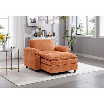 NicBex Couches for Living Room Oversized Single Sofa Couch Accent Chair Lounge Chair Upholstered Armchair with Removable Footrest for Bedroom