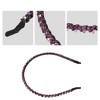 Unique Bargains Women's Rhinestone Hair Hoop Headband 0.24 Inch Wide 1 Pc - 4 of 4