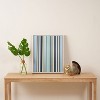 Sheila Wenzel-Ganny Lavender Mint Blue Stripes Art Canvas - Society6 - 3 of 4
