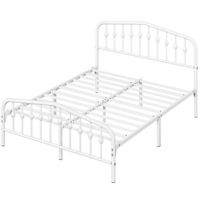 Yaheetech Modern Metal Bed Frame with Arched Headboard