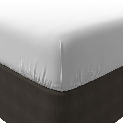 Queen White Cotton Percale Bedding Set