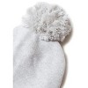 Stellou & Friends 100% Cotton Hat with Fleece Lining Beanie with Pom Pom for  Kids Boys and Girls - Gray - 2 of 3