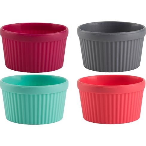 Set of 4 ramekin bowls, 9 cm, made from ceramics - Kitchen Craft