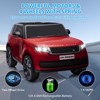 24V Ride On Toy, Licensed Land Rover Kids Car, 2-Seater Ride On Car w/Remote Control, Toy Storage Box, 3 Speeds, Lockable Doors, Rear Handle, Music - 3 of 4
