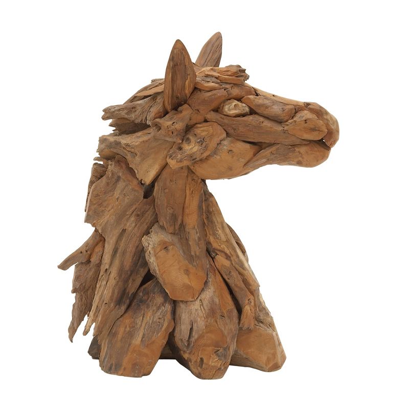 Amazing Animals Rustic Horse Head Sculpture (24") - Olivia & May, 6 of 20