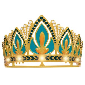 Disney Frozen 2 Anna Kids' Light Up Halloween Costume Crown: Gold Plastic, Ages 3+ - 1 of 4