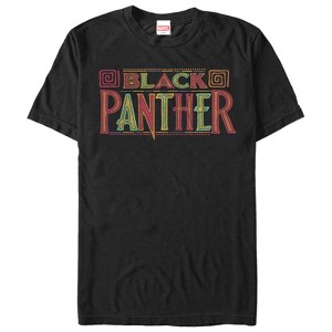 Men's Marvel Black Panther 2018 Bright Title T-Shirt - 1 of 4