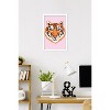 Trends International Illustrated Cool Tiger Framed Wall Poster Prints - 2 of 4