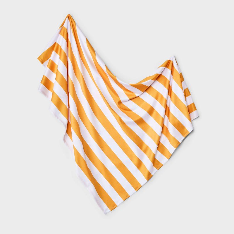 Swim Square Scarf Striped Print - Shade & Shore™ Yellow