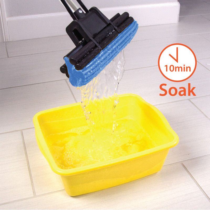 Kitchen + Home PVA Sponge Mop - Super Absorbent 11" Foam Roller Mop Floor Cleaner, 4 of 6