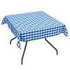 Tangkula 10-Piece 52"x52" Square Plaid Tablecloth Machine Washable Polyester Table Cover - 4 of 4