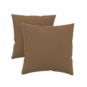 Covers&All Sunbrella® Indoor / Outdoor Throw Pillows Inserts with Covers, Set of 2 - 1 of 4