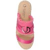 Journee Women's Keelee Espadrille Sandals - 4 of 4