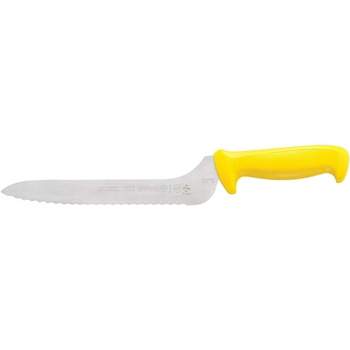 Mundial Y5620-9E 9-Inch Offset Serrated Edge Sandwich Knife, Yellow