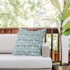 Deny Designs Heather Dutton Refraction Rainbow Square Outdoor Throw Pillow Teal/Cream - 2 of 4