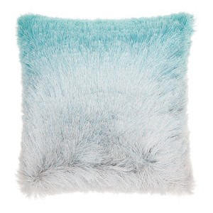 Turquoise Ombre Throw Pillow - Mina Victory