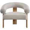 Meridian Furniture,Winston Boucle Fabric Accent Chair - 3 of 4