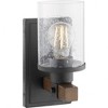 Quorum Lighting Alpine 1 - Light Sconce in  Textured Black Walnut - 3 of 3