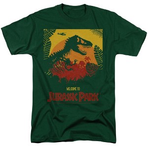 Jurassic Park Welcome To Jp Adult T-Shirt - 1 of 4