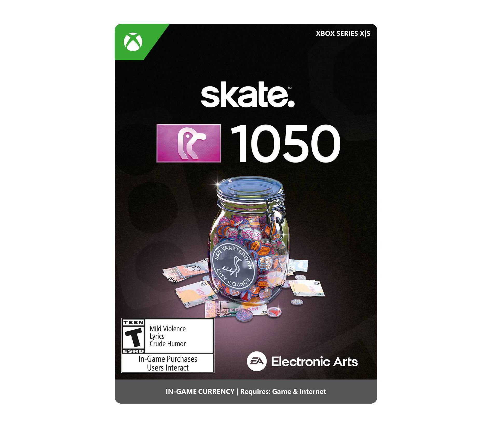 SKATE: 1050 SV Bucks (Digital)