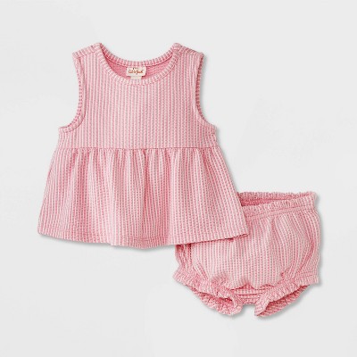 Baby Girls' Ribbed Tank Set - Cat & Jack™