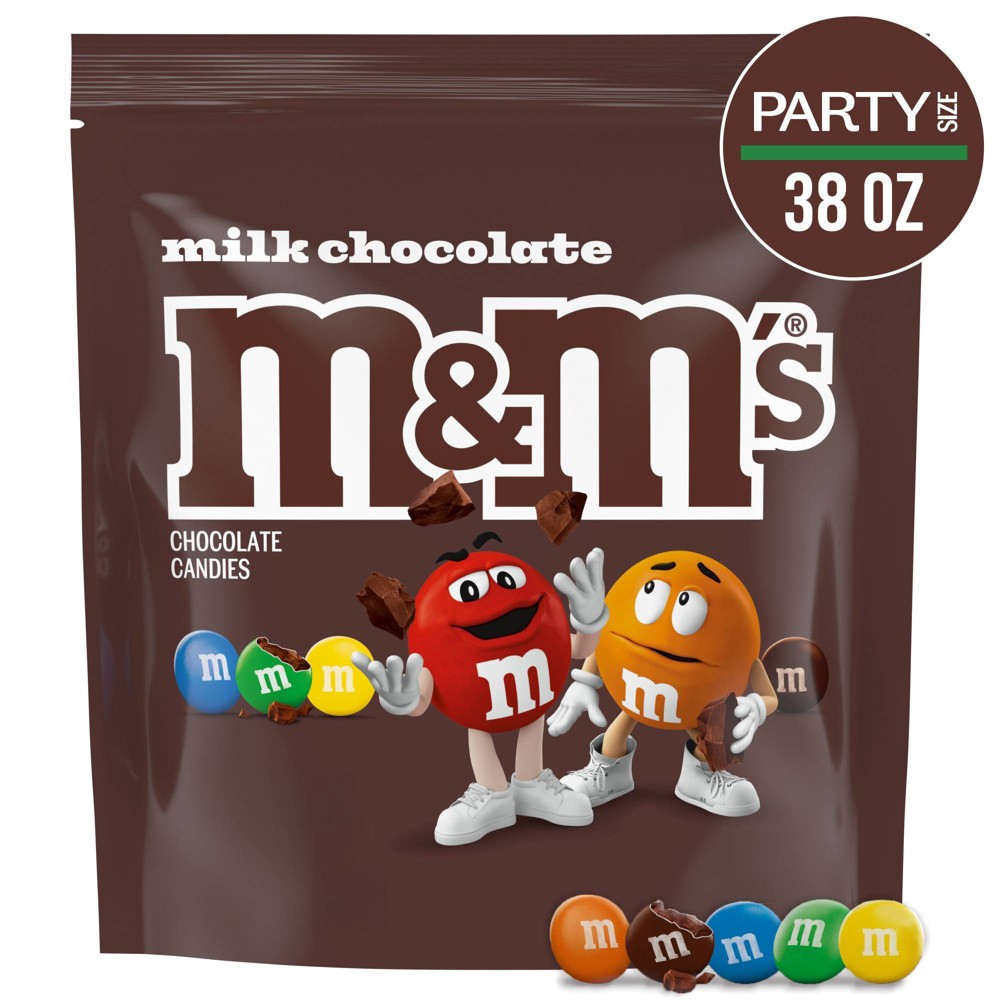 UPC 040000551133 product image for M&M's Party Size Milk Chocolate Candy - 38oz | upcitemdb.com