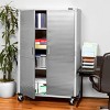 Seville Classics UltraHD Rolling Storage Cabinet, 48"  x 18" x 72" - 2 of 4