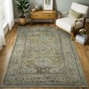 Abynow Medallion Persian Diamond Texture Indoor Area Rug - 4 of 4