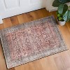 World Rug Gallery Vintage Distressed Bordered Machine Washable Area Rug - 2 of 4