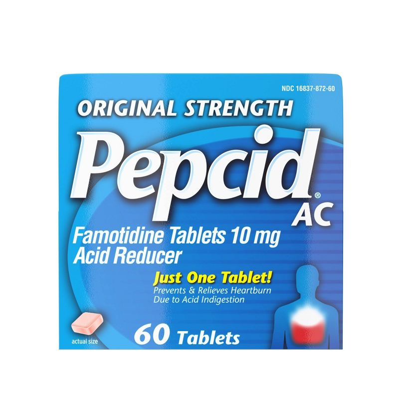 Pepcid AC Digestive Treatment Tablet - 60ct, 1 of 9