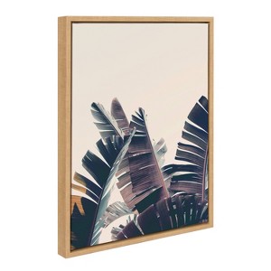 Kate & Laurel All Things Decor 18"x24" Sylvie Fahrenheit Wall Art by Alicia Bock Natural: Transitional Style, Framed Canvas - 1 of 4